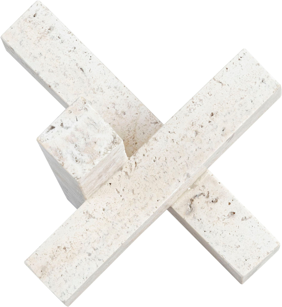 Stix - Travertine Decorative Object - Natural
