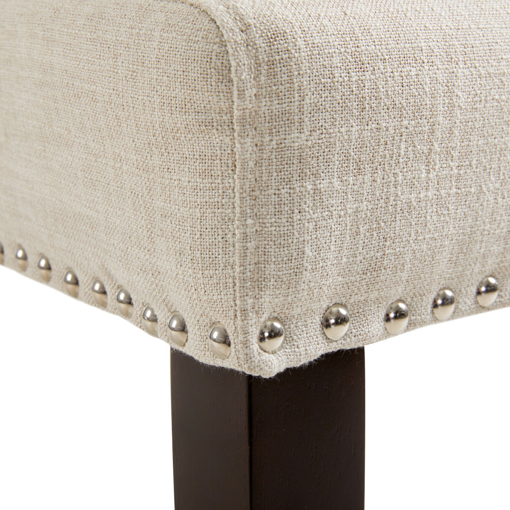 Scarpa Dining Chair: Beige Fabric