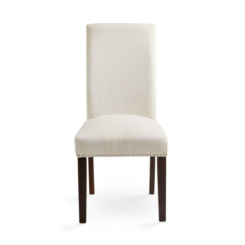 Scarpa Dining Chair: Beige Fabric