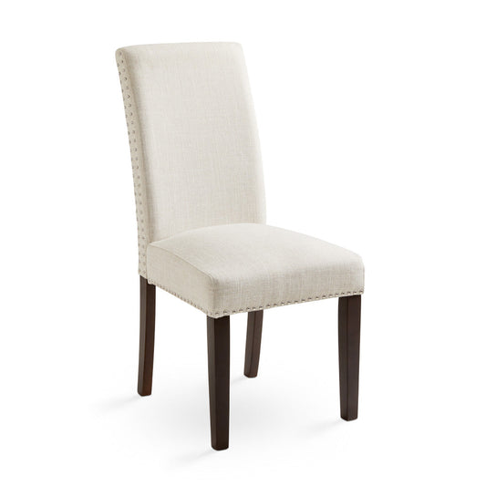 Scarpa Dining Chair: Beige Fabric