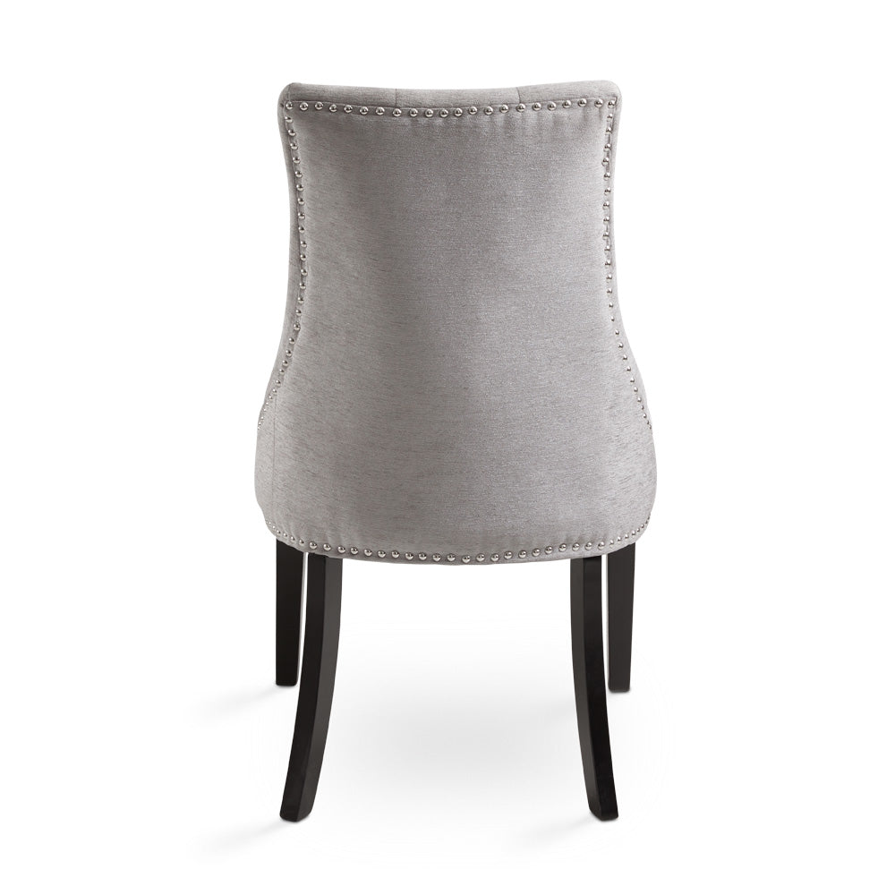 Rimzy Dining Chair: Platinum Fabric