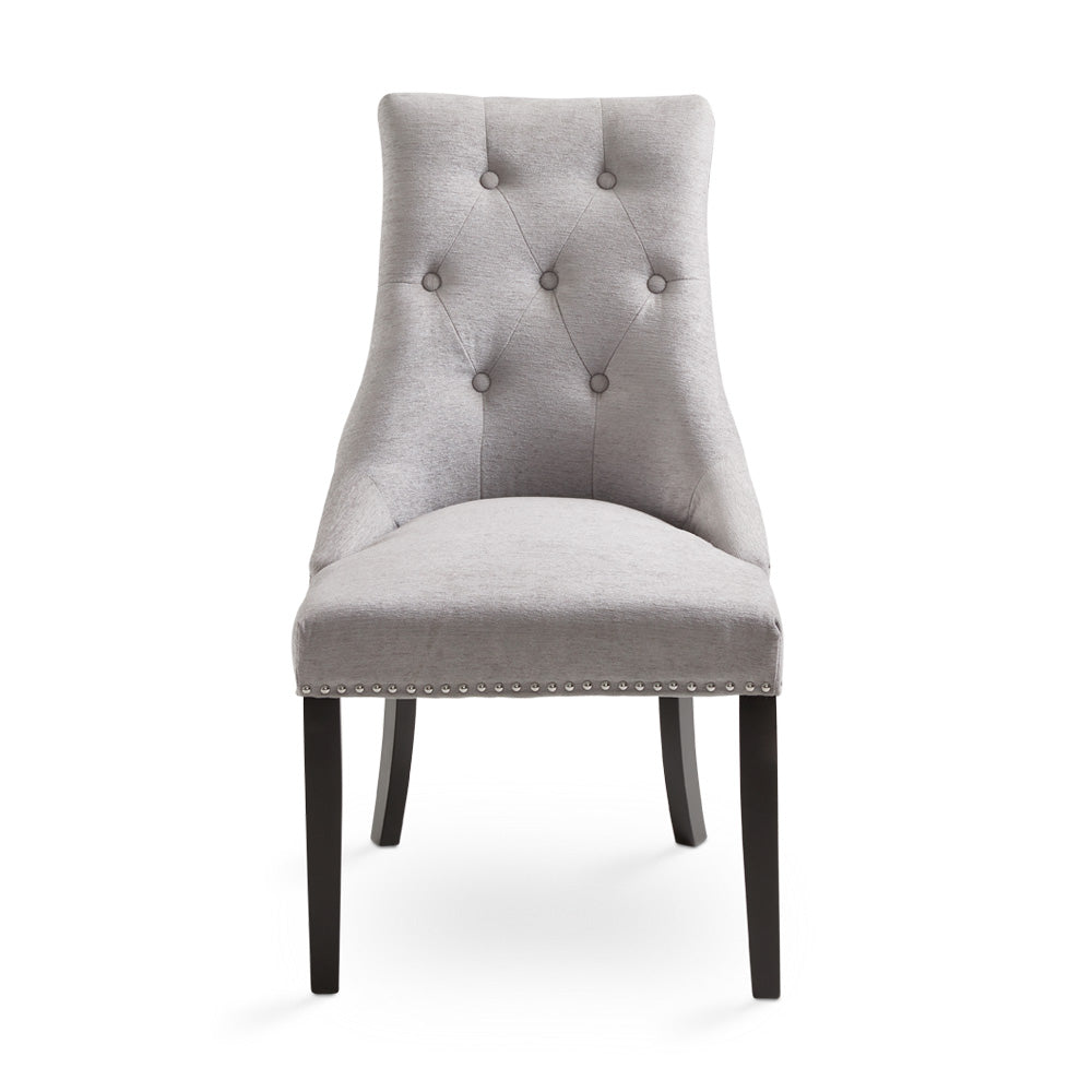 Rimzy Dining Chair: Platinum Fabric