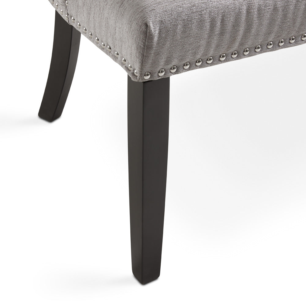 Rimzy Dining Chair: Platinum Fabric