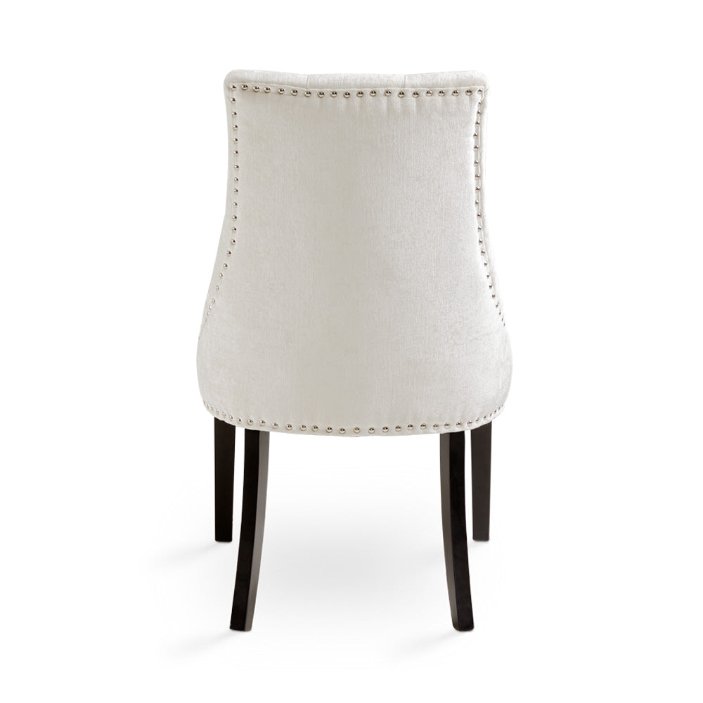 Rimzy Dining Chair: Ivory Linen