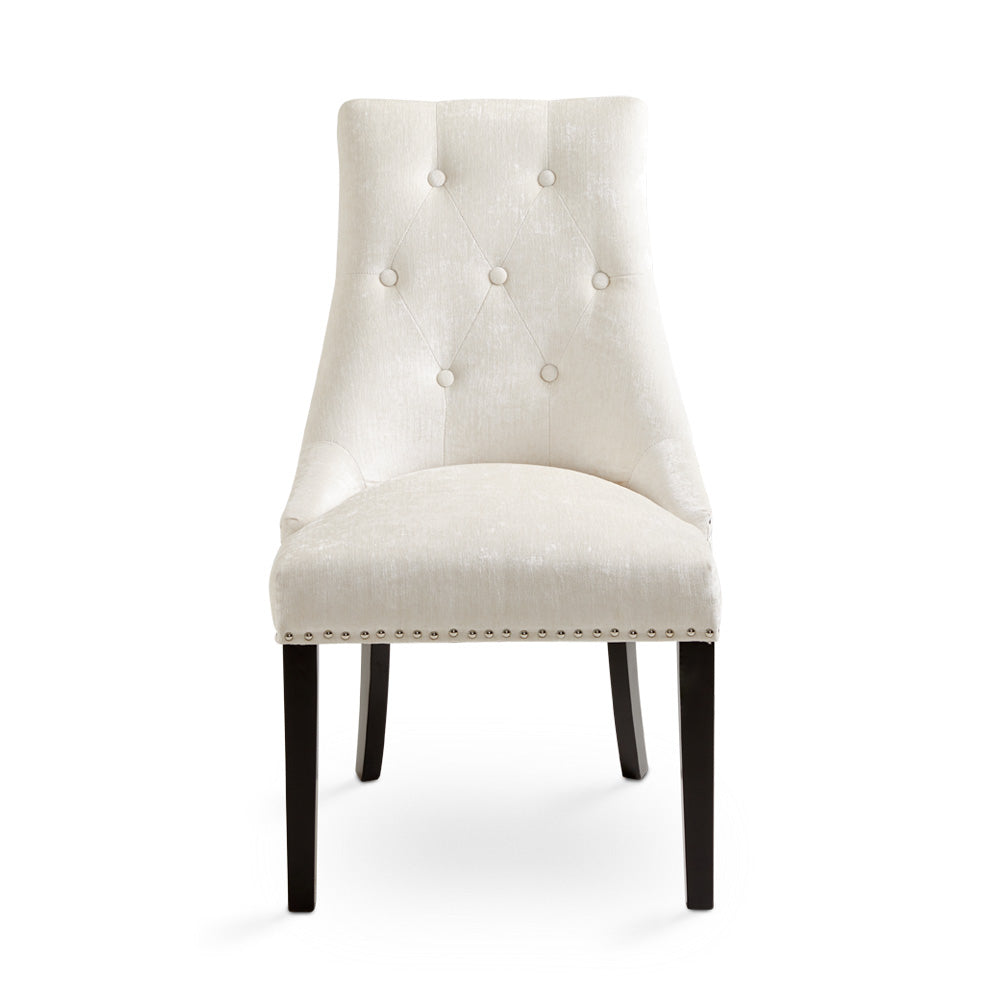 Rimzy Dining Chair: Ivory Linen