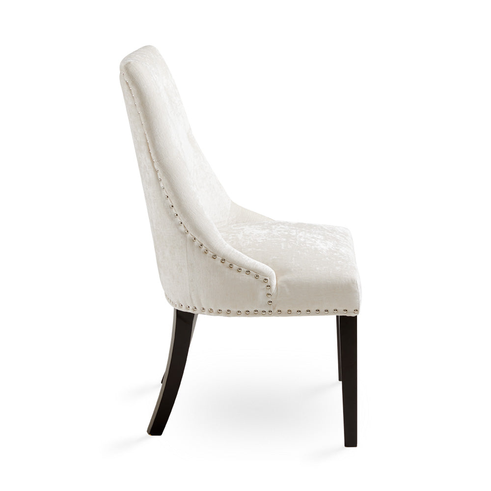 Rimzy Dining Chair: Ivory Linen