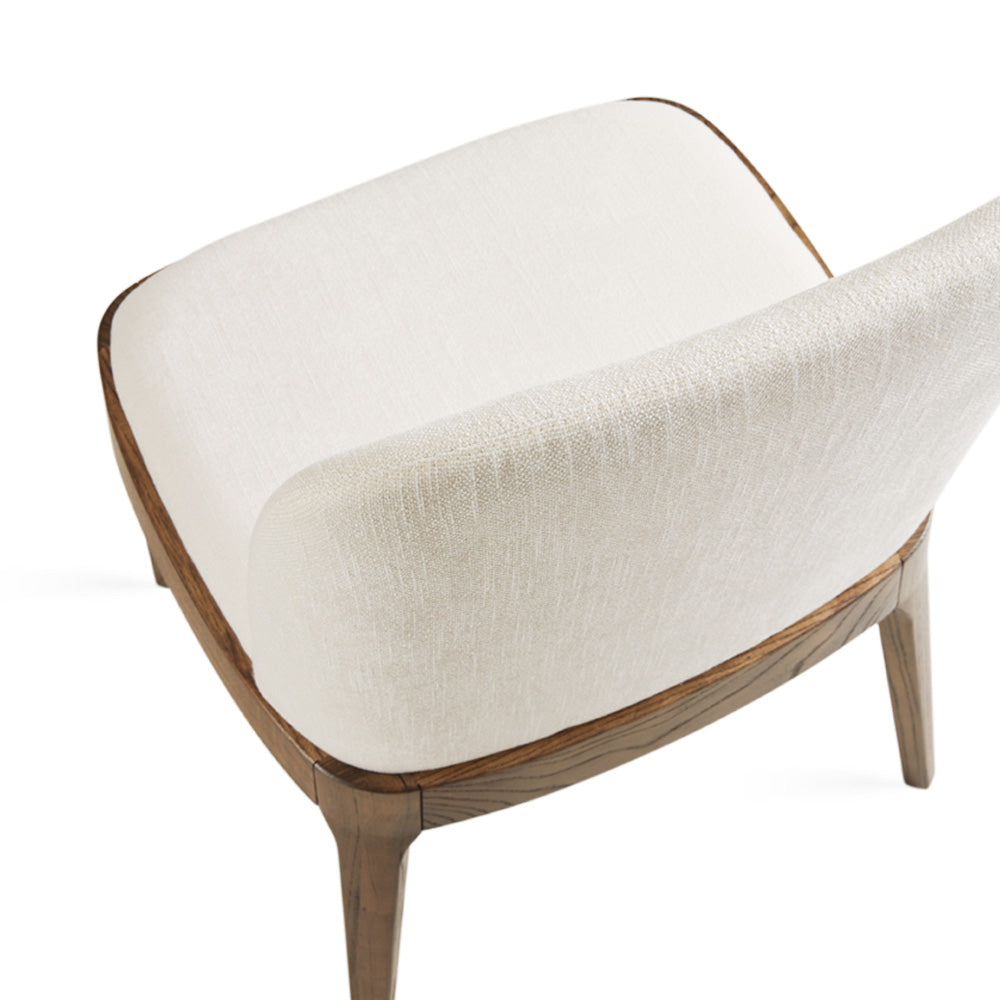 Marion Dining Chair: Ivory