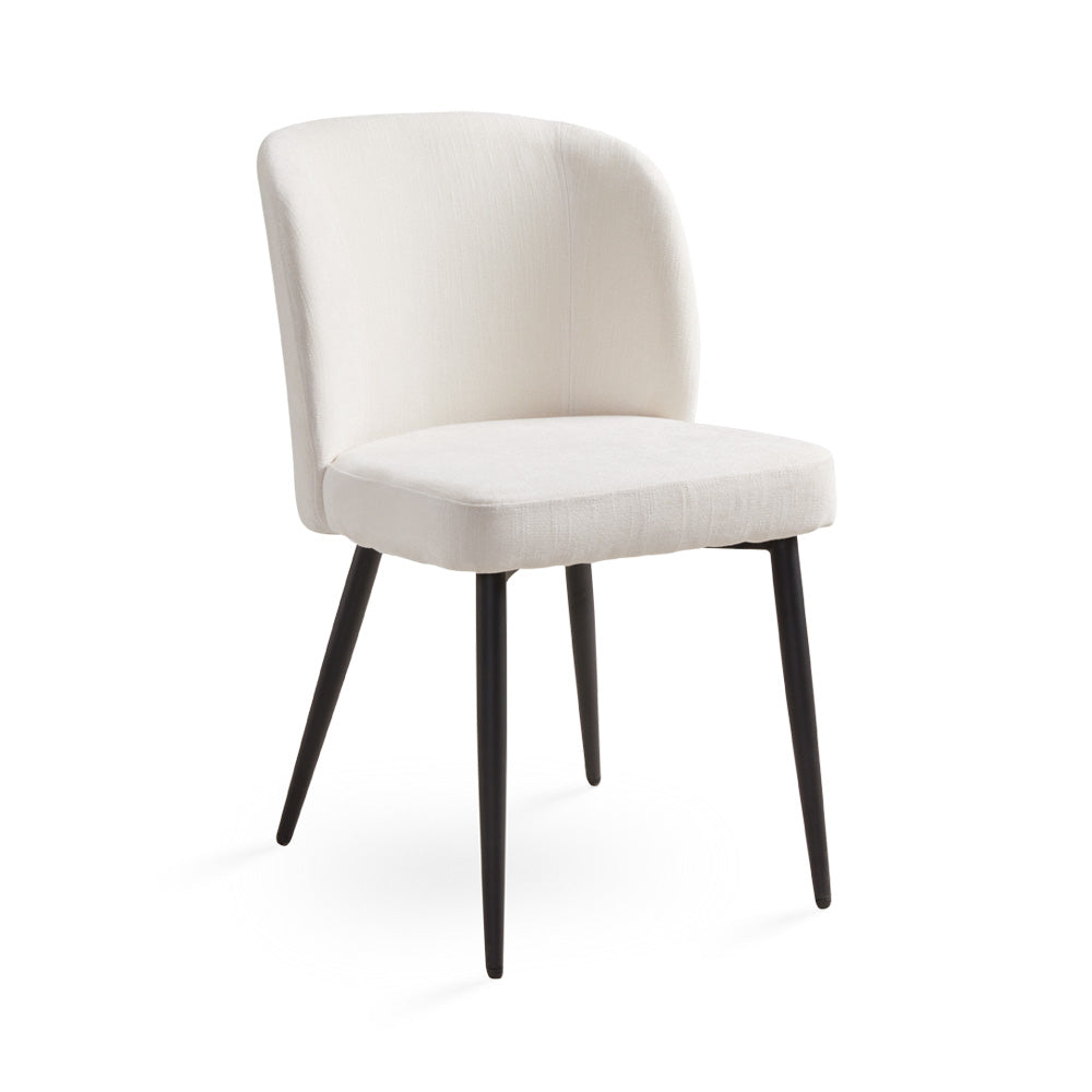 Fortina Dining Chair: Ivory Linen