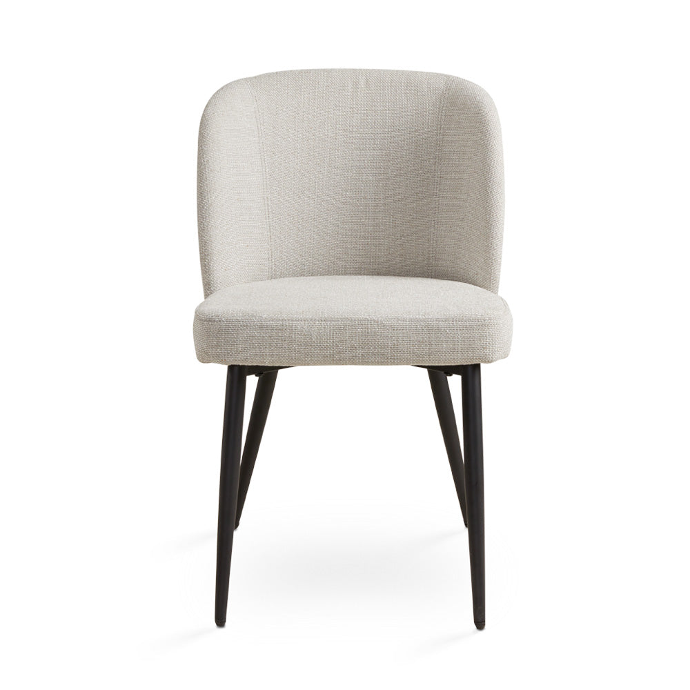 Fortina Dining Chair: Ivory Linen