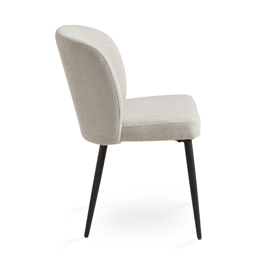 Fortina Dining Chair: Ivory Linen