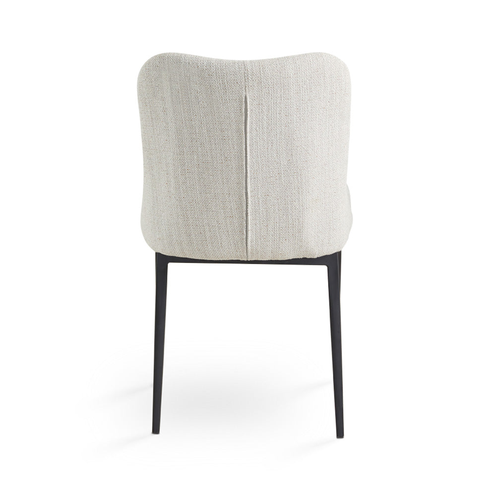 Maverick Dining Chair: Beige Linen