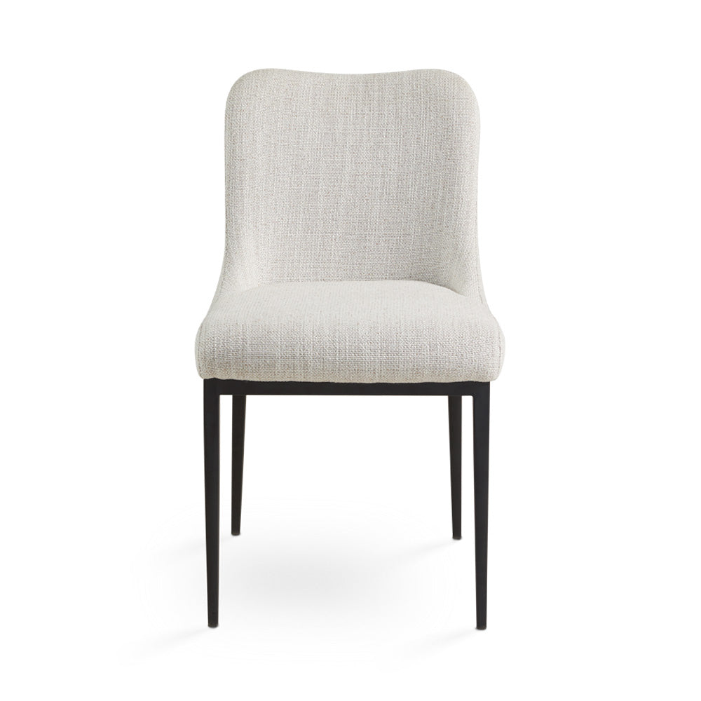 Maverick Dining Chair: Beige Linen