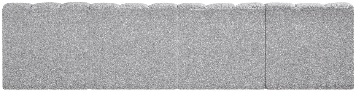 Arc - Boucle Fabric 4 Seats Modular Sofa