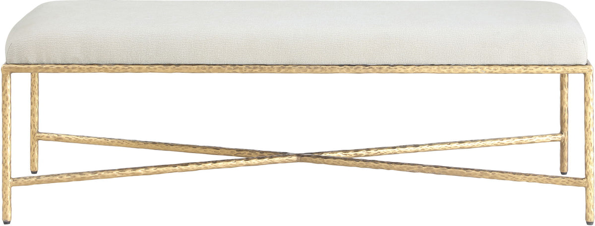 Valley - Bench With Gold Frame