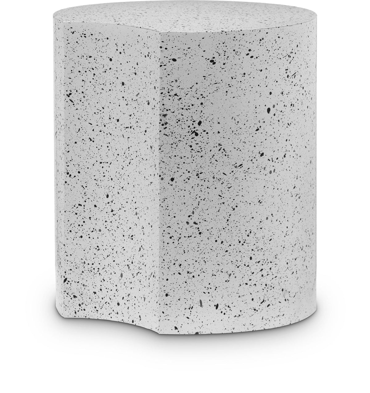 Dimple - End Table - Terazzo Finish