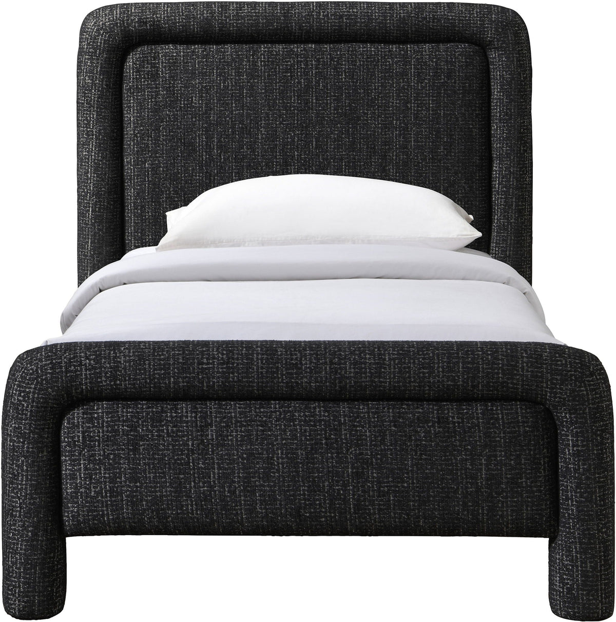 Baylor - Fabric With Interwoven Chenille Upholstered Bed