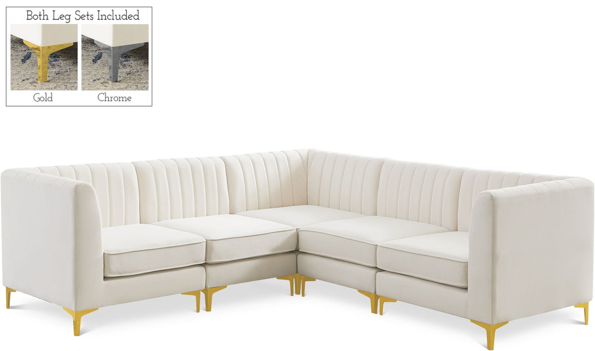Alina - 5 Piece Modular Corner Sectional