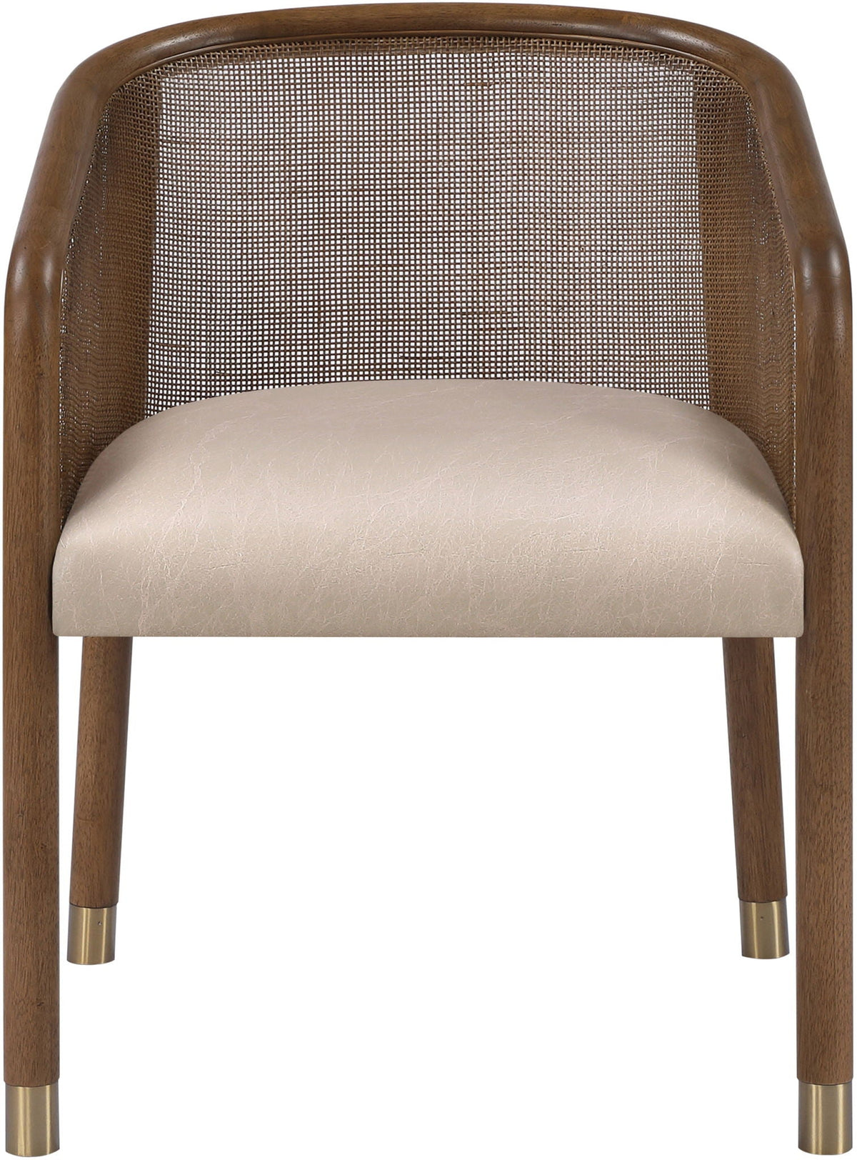 Sylvan - Vegan Leather Dining Chair (Set of 2) - Brown Frame