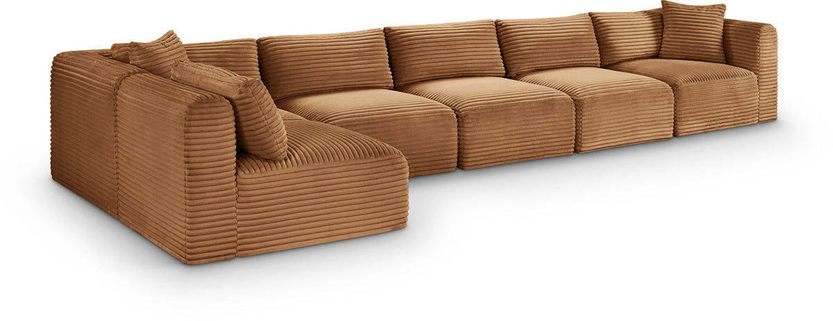 Shaggy - Fabric 6 Piece Modular Sectional