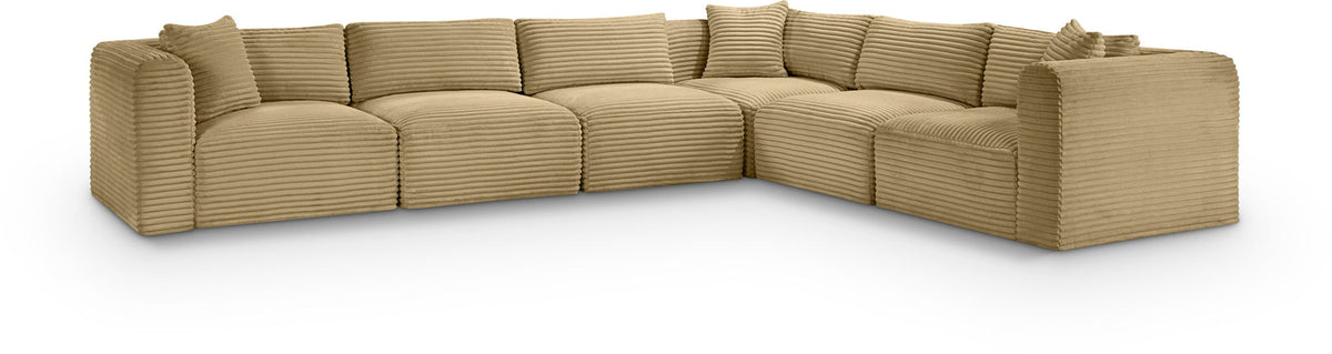 Shaggy - 6 Piece Modular Corner Sectional