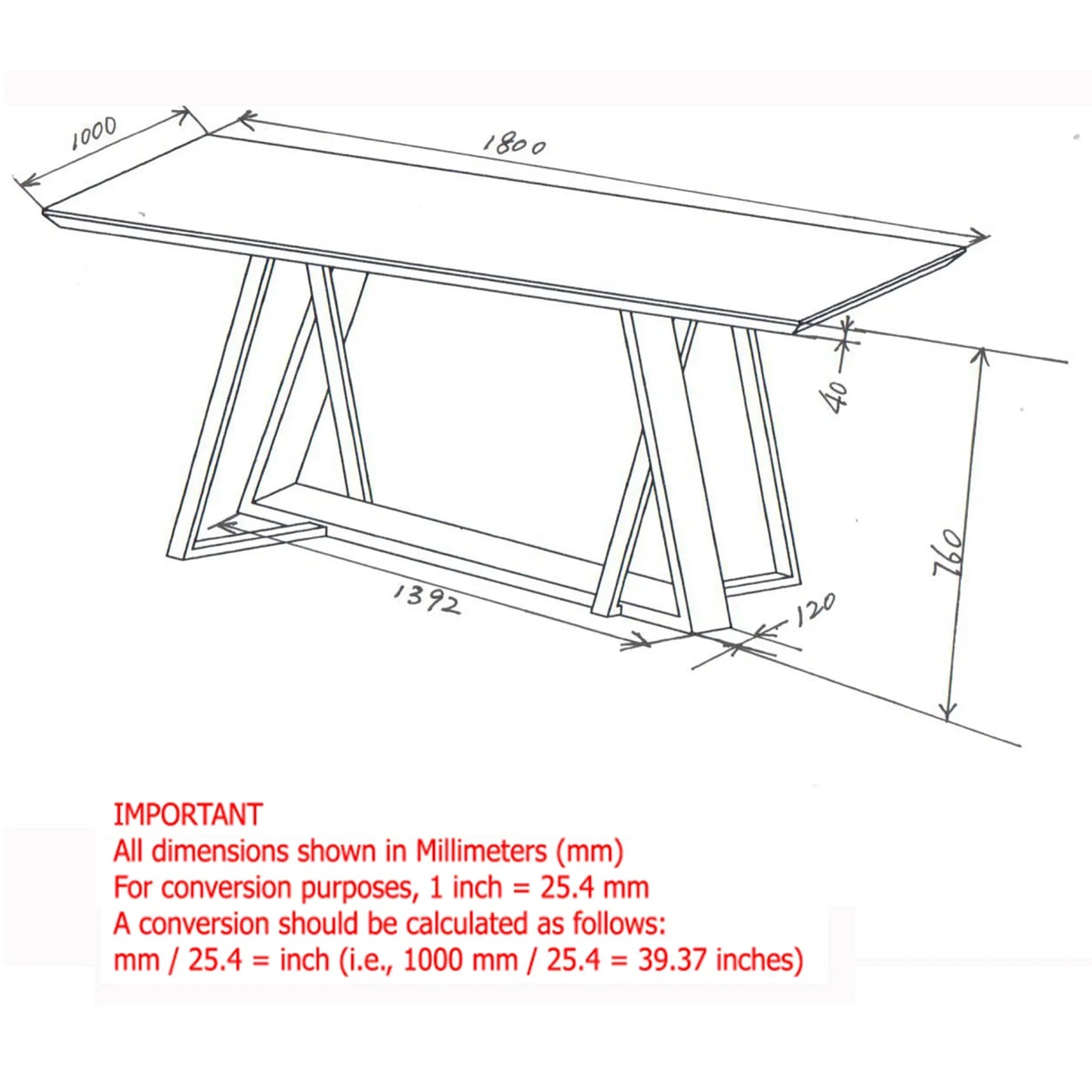 DRAKE-DINING TABLE-WALNUT - Furniture Depot