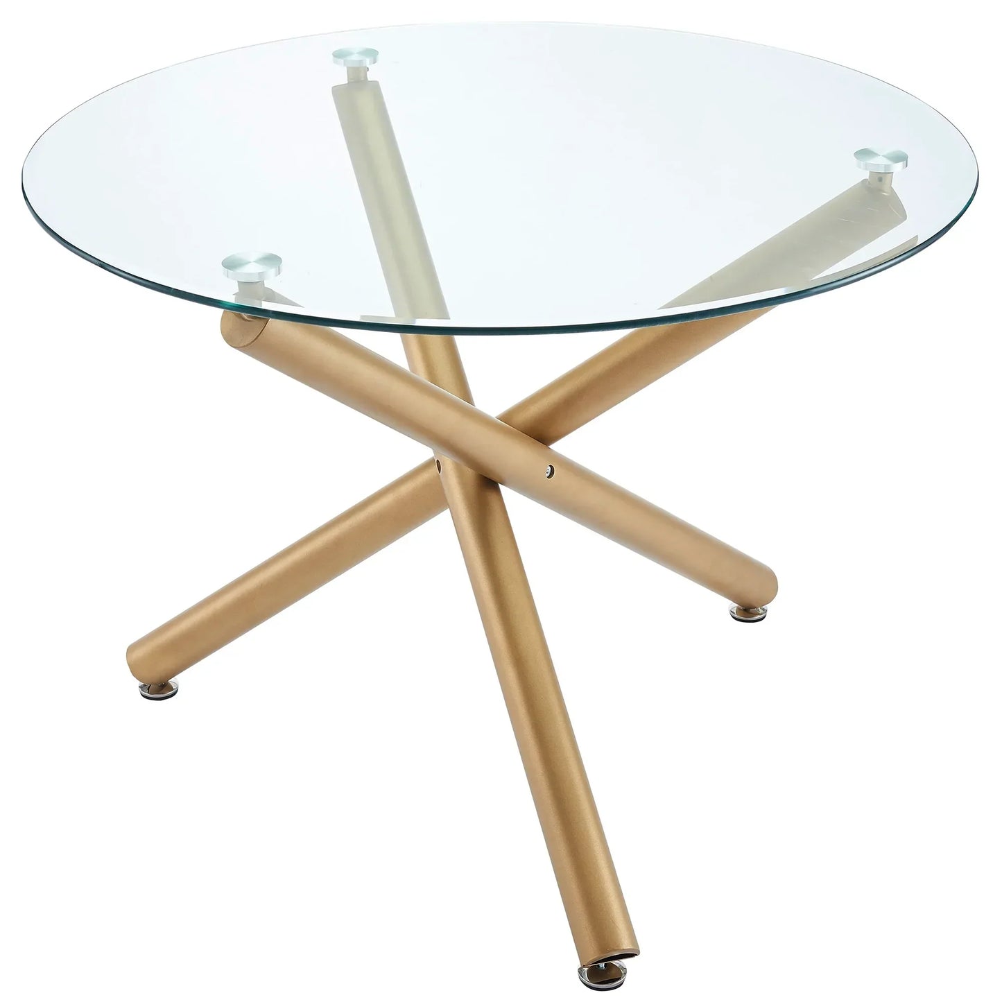 CARMILLA-DINING TABLE-GOLD - Furniture Depot