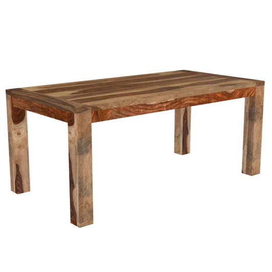 Krish Dining Table in Dark Sheesham - Furniture Depot