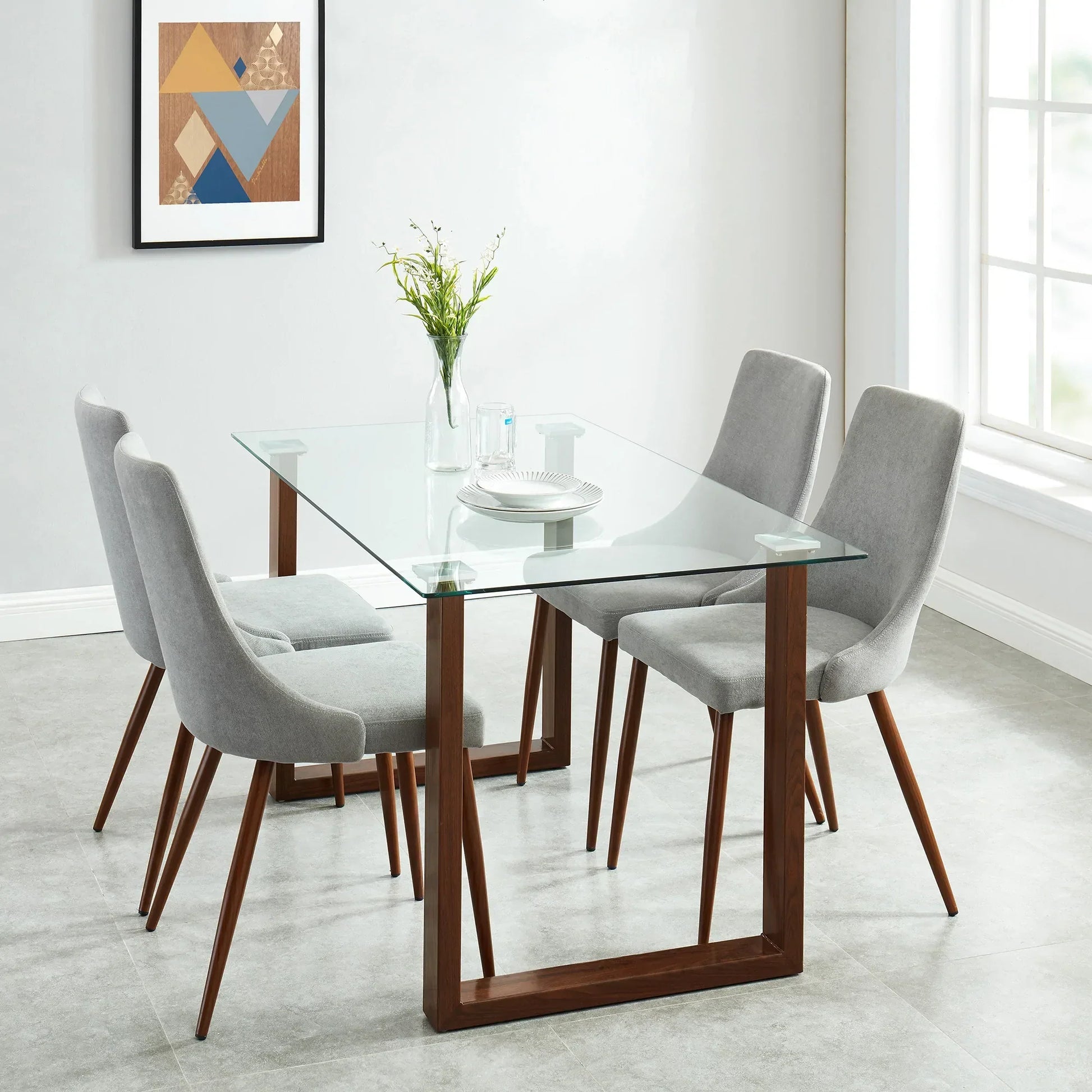 FRANCO-DINING TABLE-WALNUT - Furniture Depot