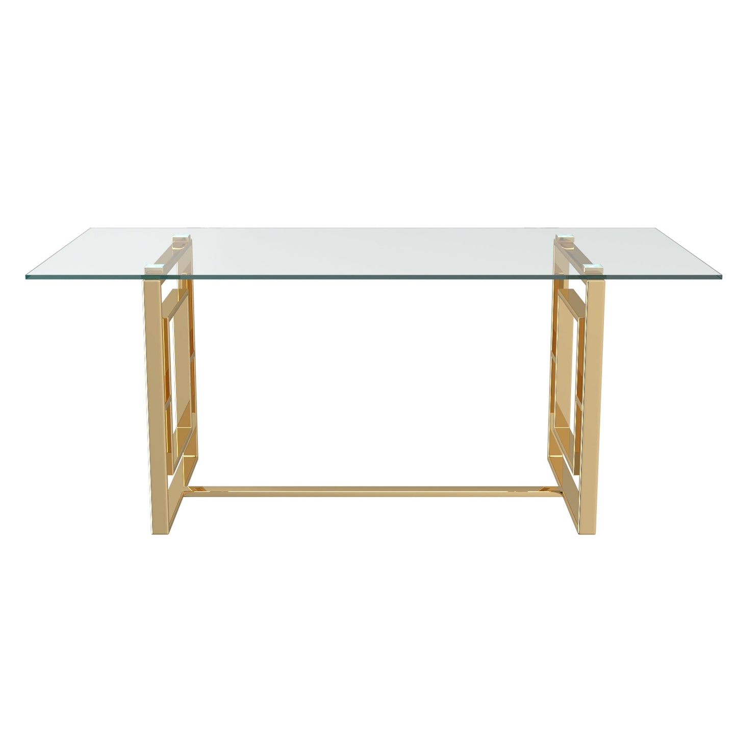 Eros Maxim 5pc Dining Set Gold/Black