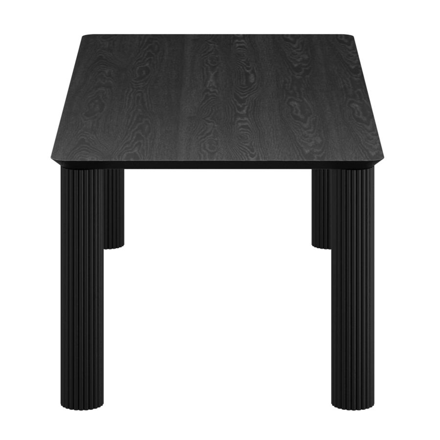 Sangra 79" Large Rectangular Dining Table in Black