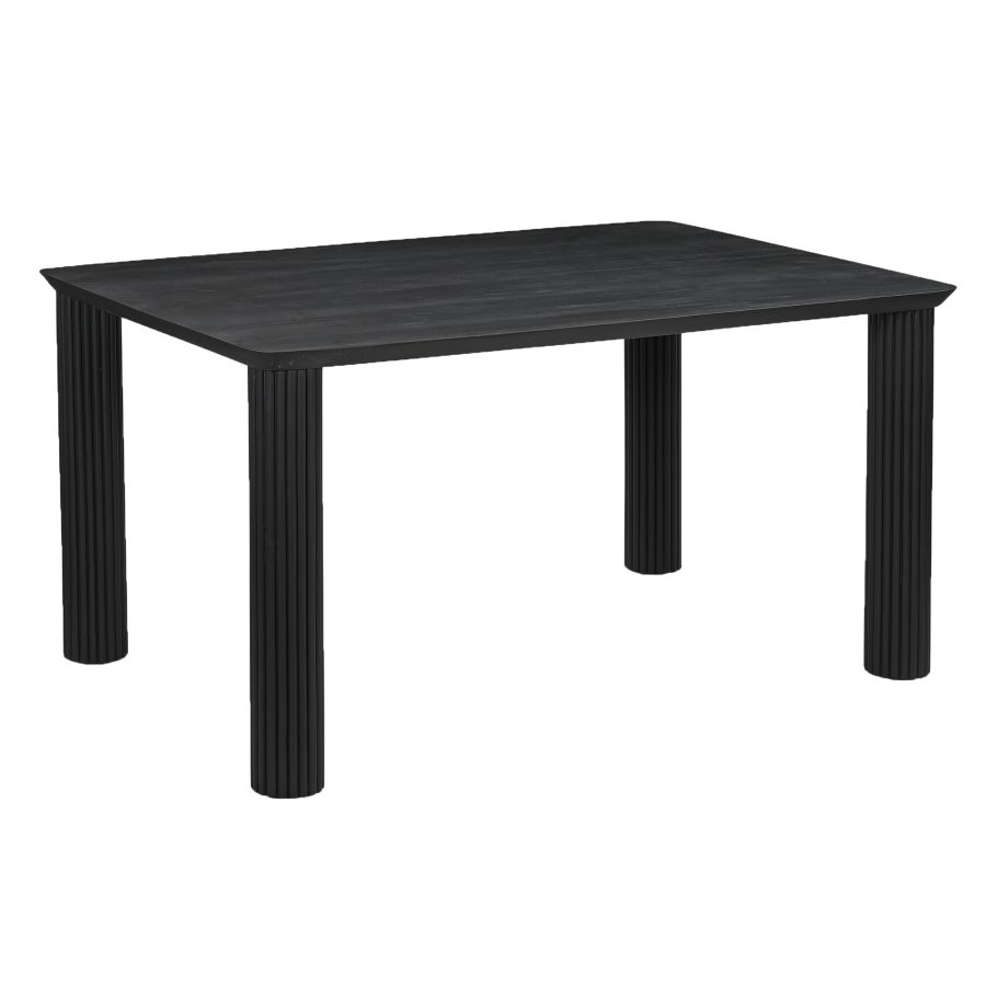 Sangra 59" Small Rectangular Dining Table in Black