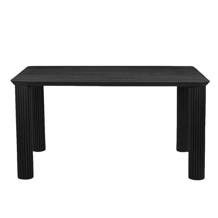 Sangra 59" Small Rectangular Dining Table in Black