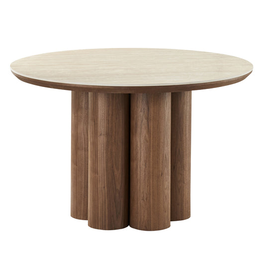 Seaton 47" Round Dining Table Walnut