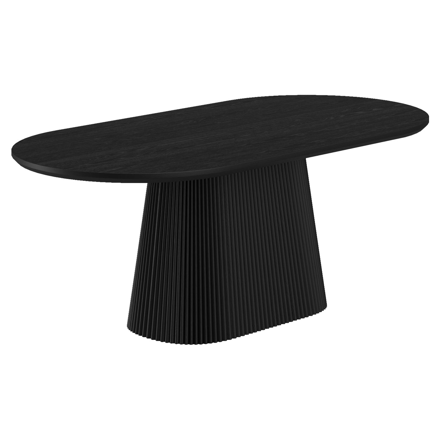 Tovas Oval Dining Table Black