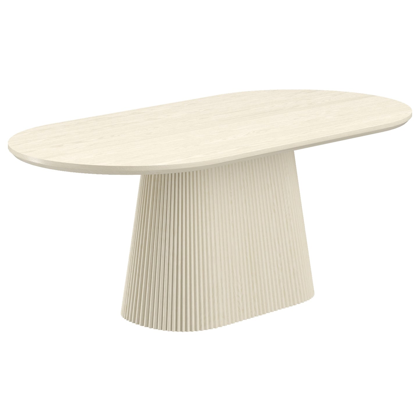Tovas Oval Dining Table Ivory