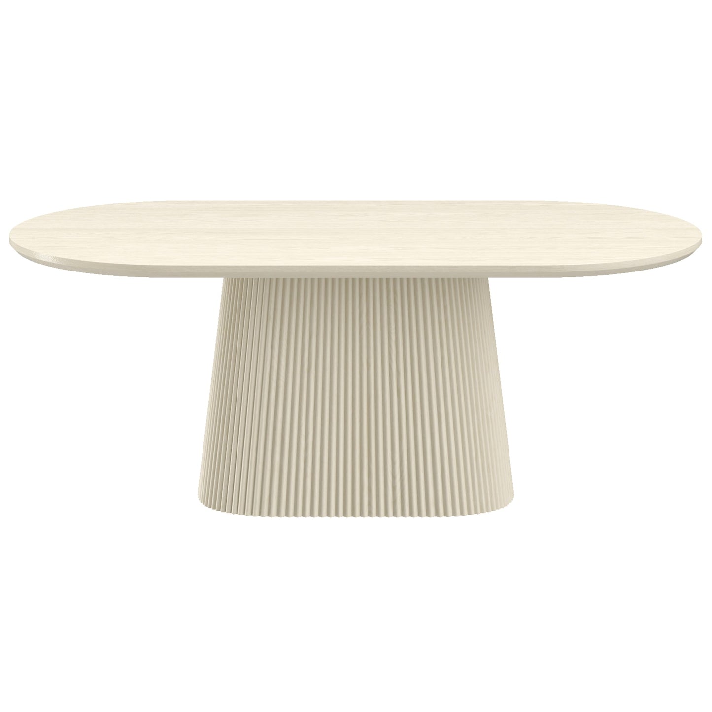 Tovas Oval Dining Table Ivory