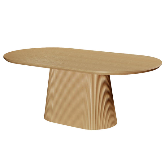 Tovas Oval Dining Table Natural
