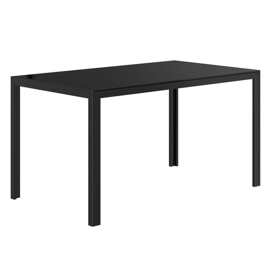 Contra Rectangular Dining Table in Black - Furniture Depot