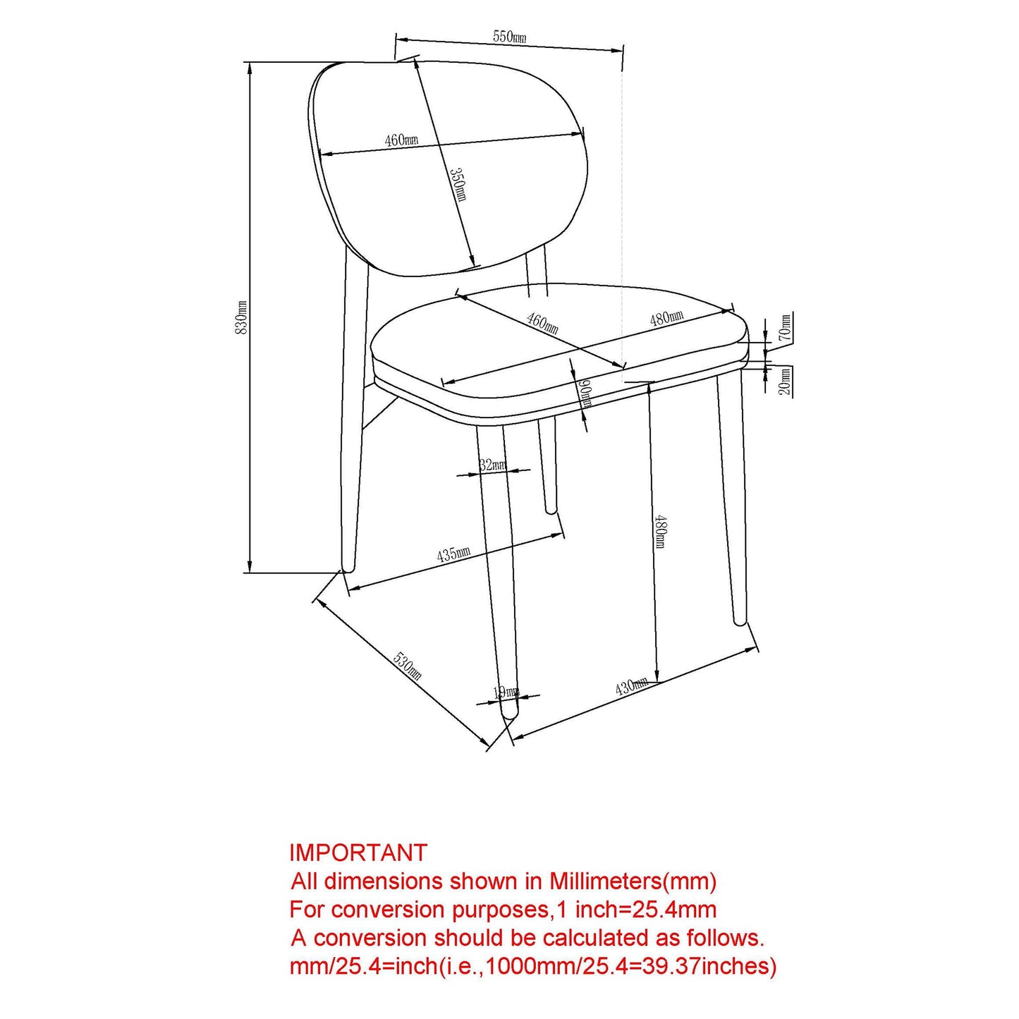 Gideon Dining Chair Black