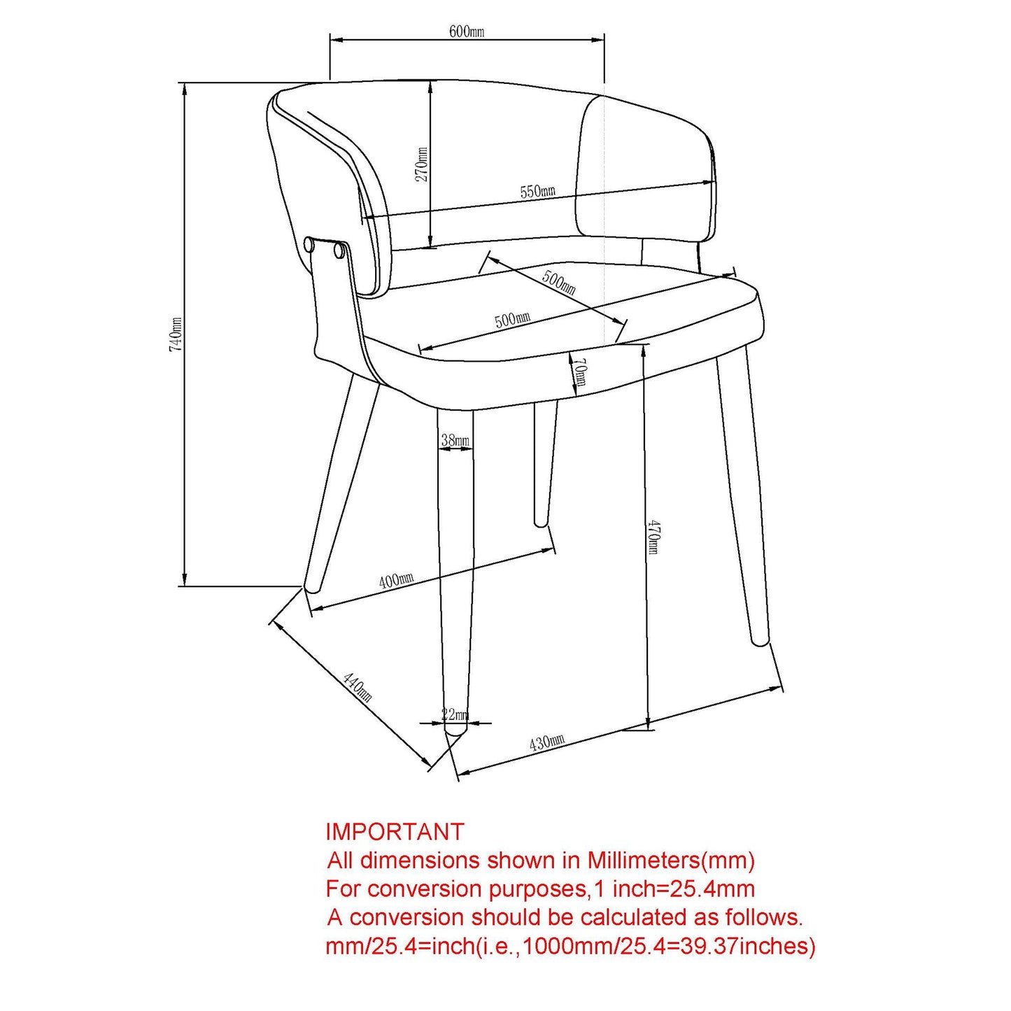 Sloane Dining Chair Stone