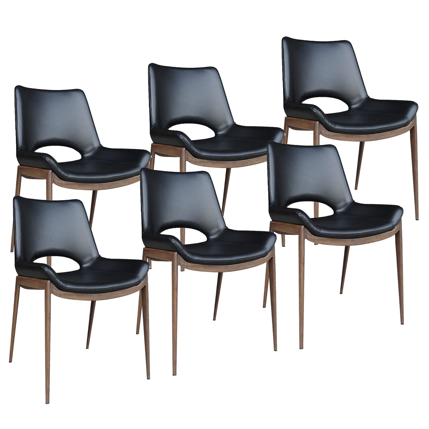 Icona Dining Chair Black Walnut