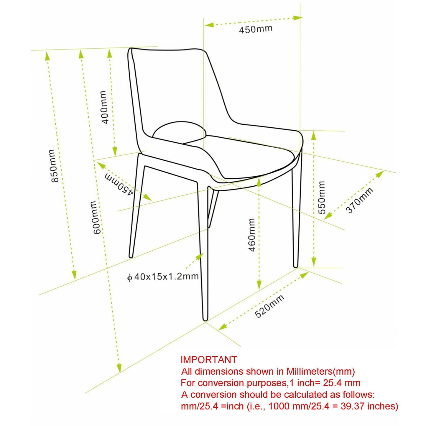 Icona Dining Chair Black Walnut