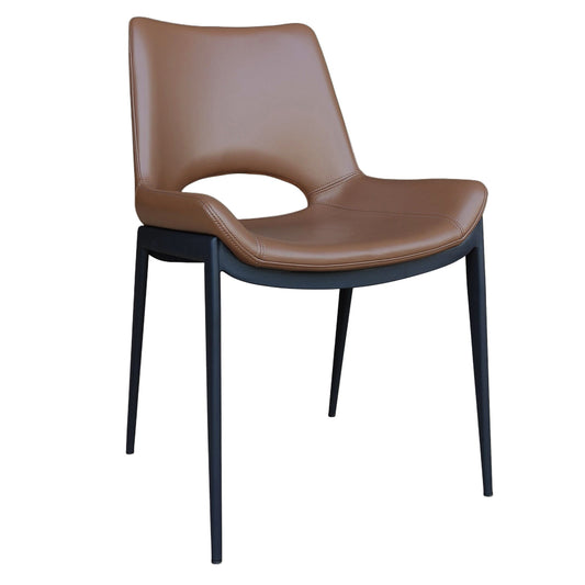 Icona Dining Chair Saddle Black