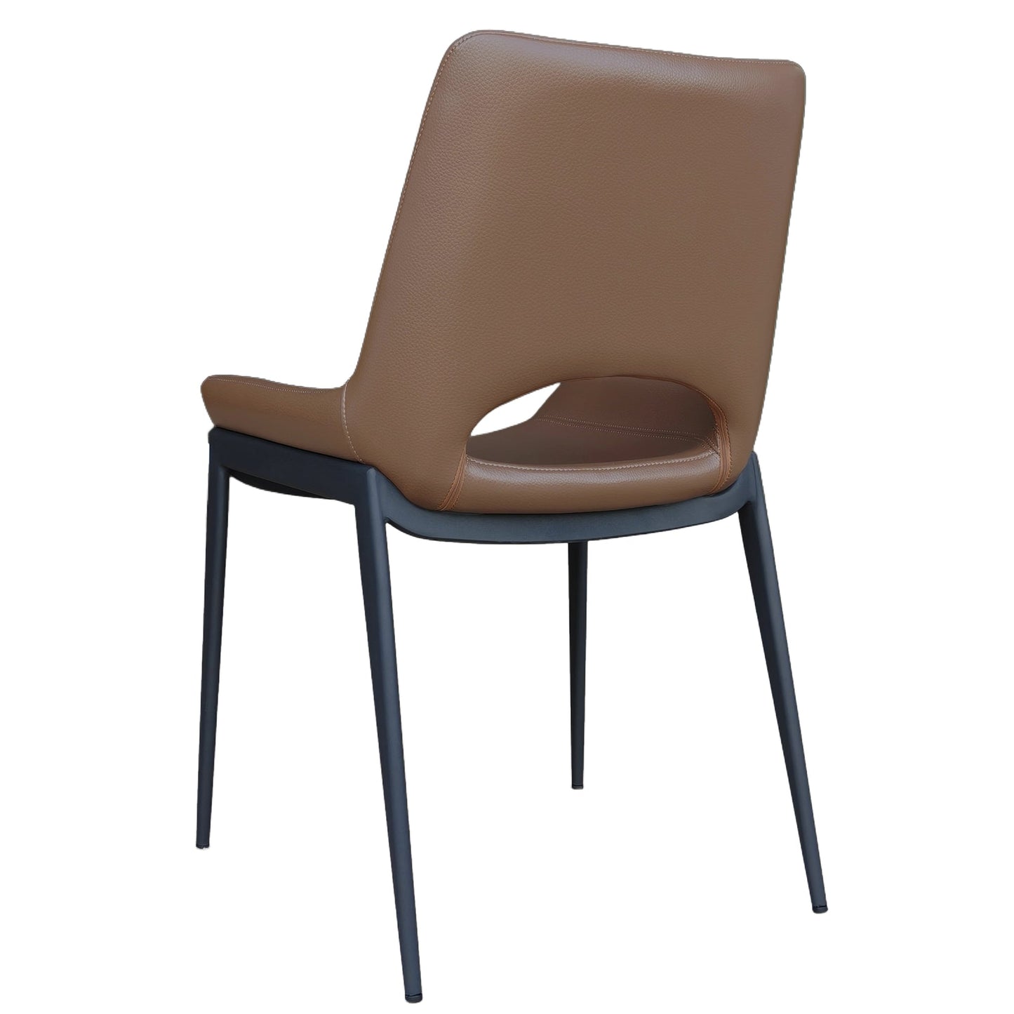 Icona Dining Chair Saddle Black