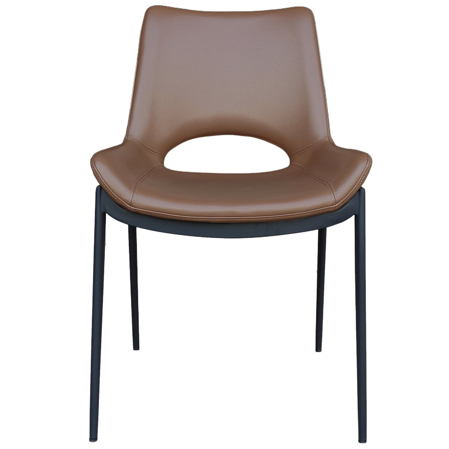 Icona Dining Chair Saddle Black