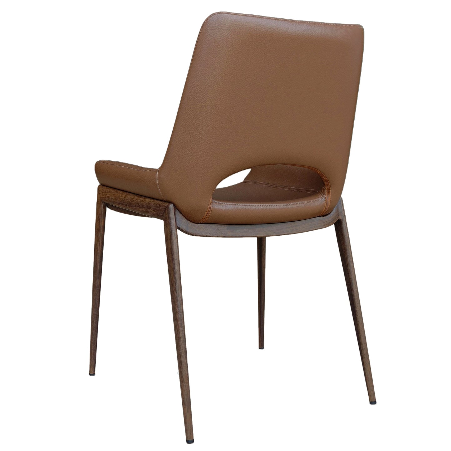 Icona Dining Chair Saddle Walnut