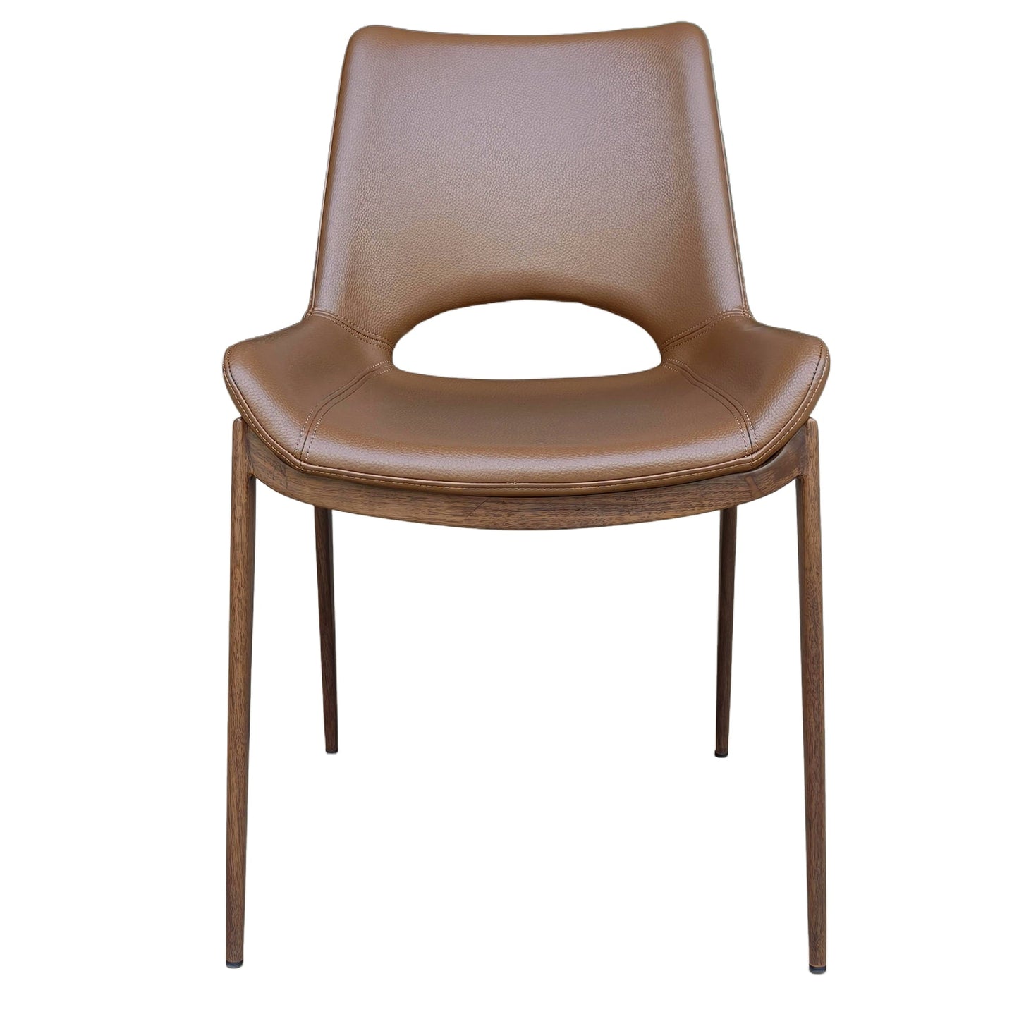Icona Dining Chair Saddle Walnut