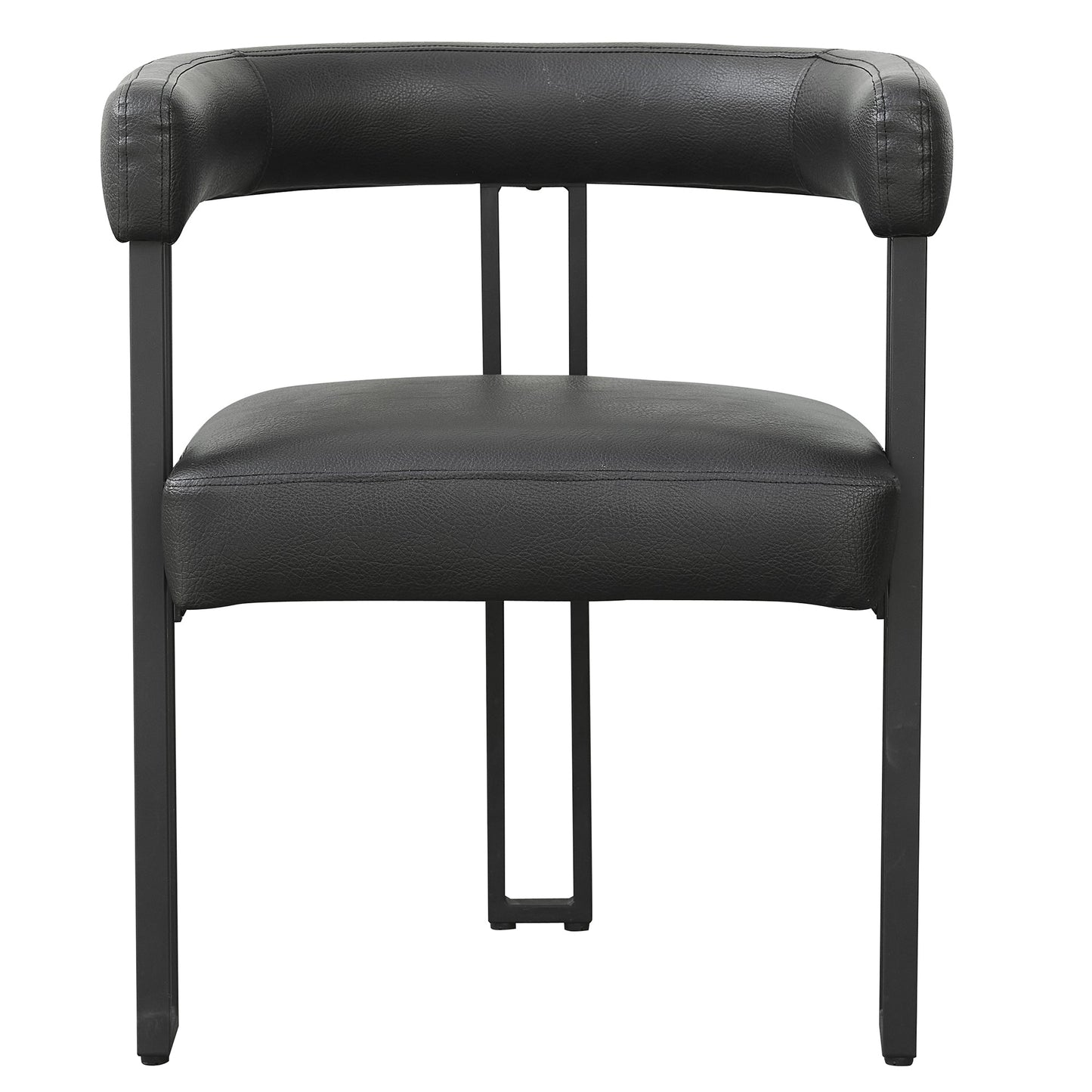 Scarlet Dining Chair Pu Black