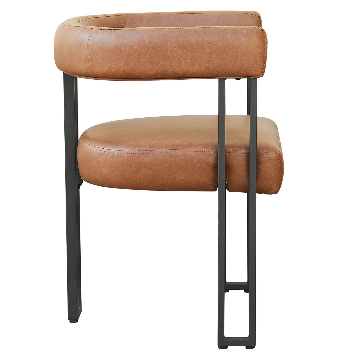 Scarlet Dining Chair Pu Saddle