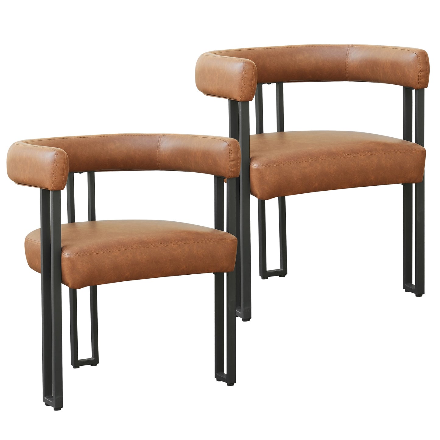 Scarlet Dining Chair Pu Saddle